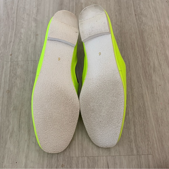 U-Dot “U.No.5” by Takumi Inomata Neon Leather Slip-ons - Picture 7 of 9